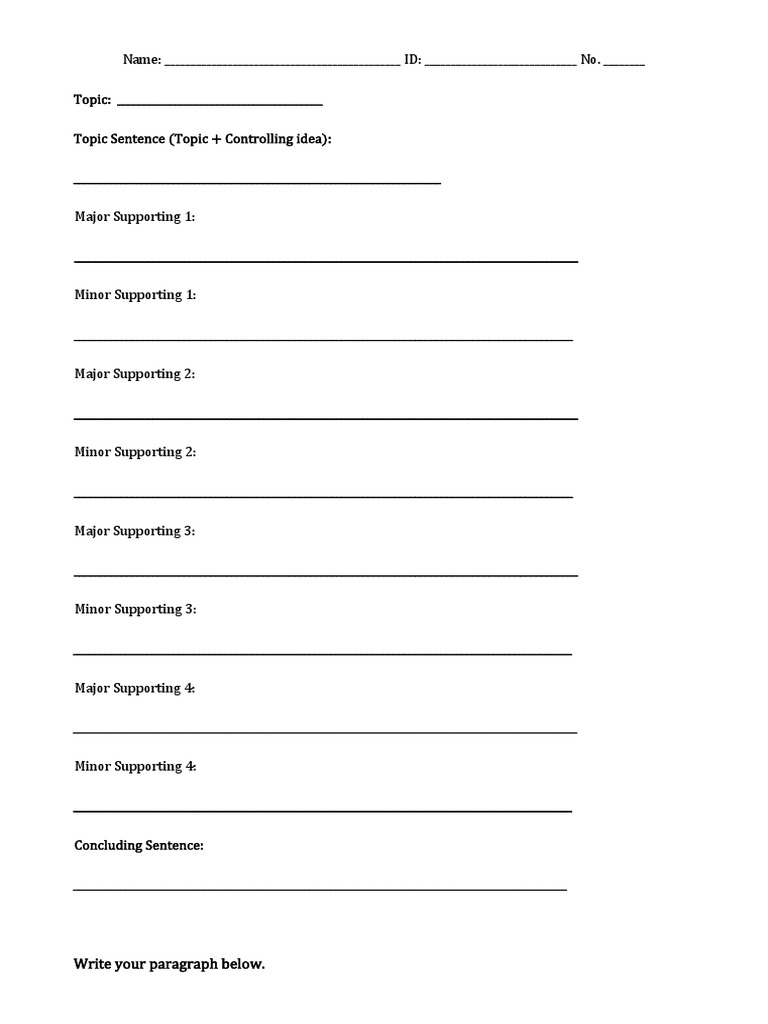 Paragraph Outline+Paragraph Writing | PDF | Barack Obama | The United