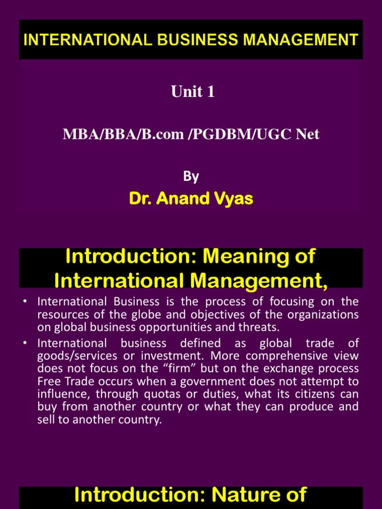 INTERNATIONAL BUSINESS MANAGEMENT PDF FREE DOWNLOAD visual data 8