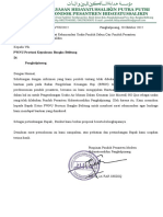 Permohonan Surat Rekomendasi KE PWNU DR HS