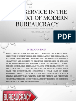 Civil Service in The Context of Modern Bureaucracy