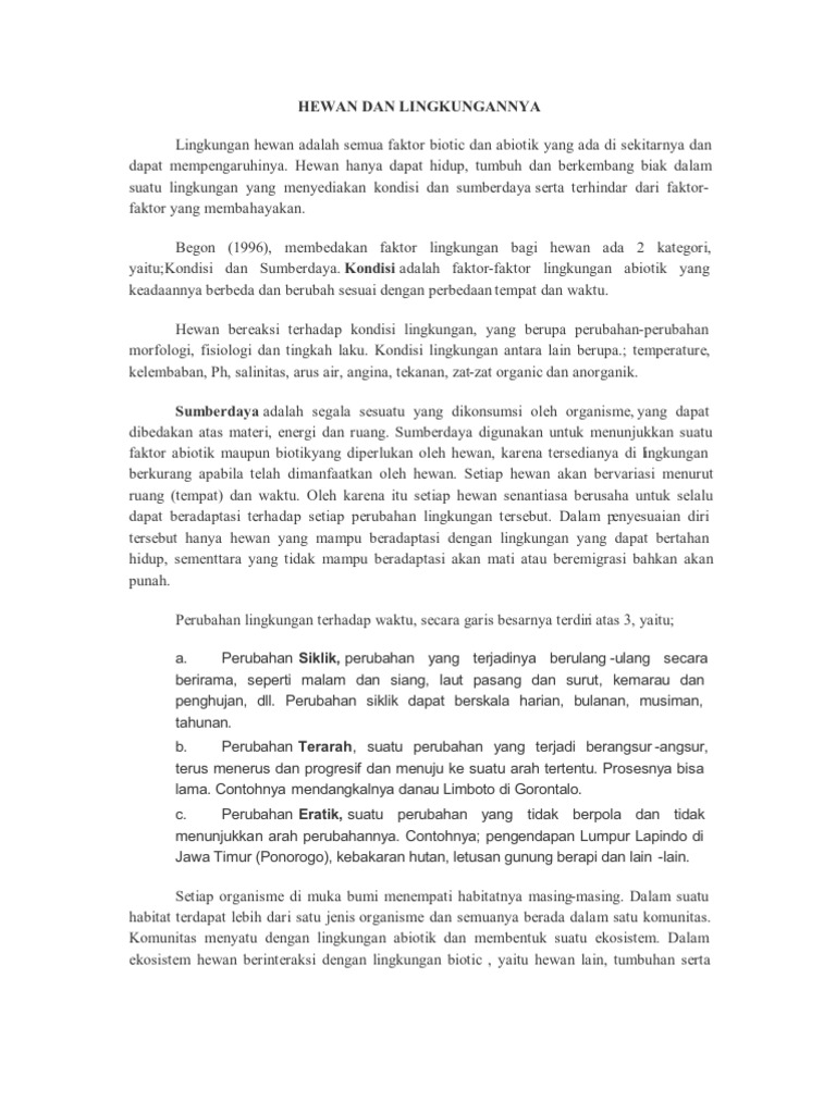 6600 Koleksi Gambar Hewan Dan Lingkungannya Gratis Terbaik