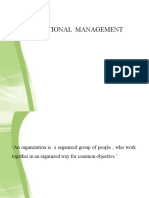 Organizational Management