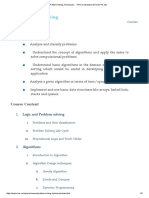 TCS Problem Solving Techniques Course Covers Algorithms, Data Structures