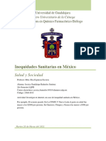 Caso de Inequidad en México. Salud y Sociedad. Bañuelos Jiménez Jessica Guadalupe LQFB