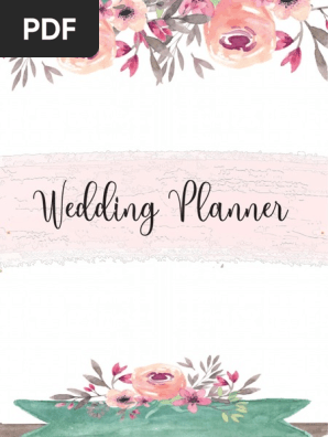 Printable Wedding Planner