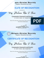 Certificate For Lead Teacher