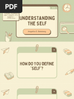 Understanding The Self - Philosophy