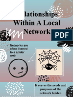 WK 3 Relationships Within A Local Network