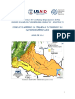 Conflicto Armado en Caquetá y Putumayo y Su Impacto Humanitario