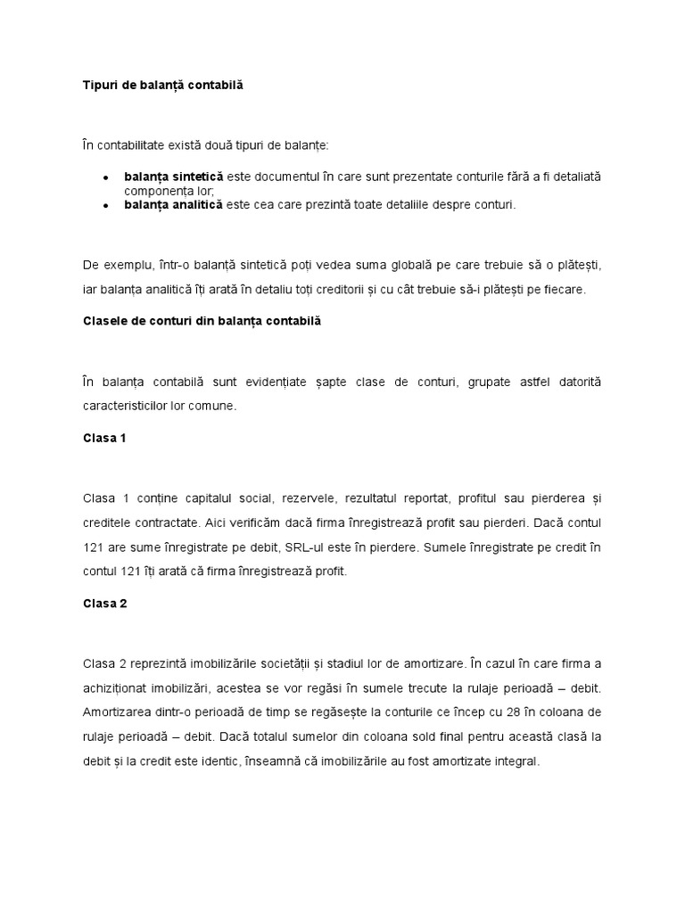 Balanta Teorie | PDF