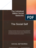 WK 5 The Individual Within Social Networkis