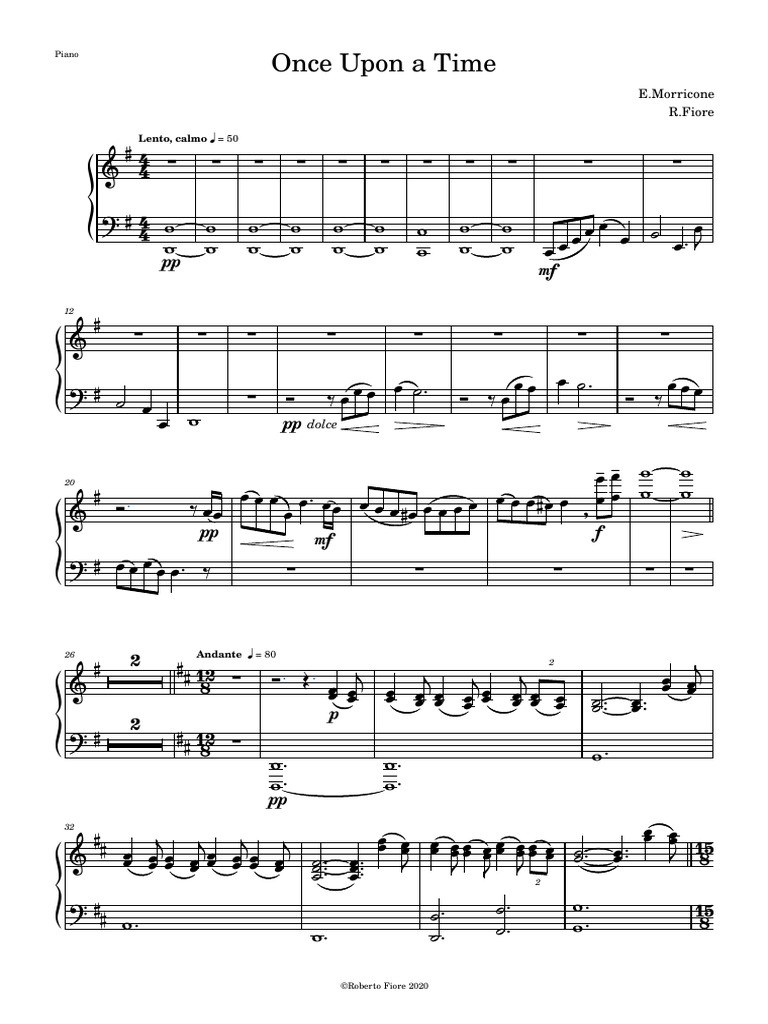 Once Upon A Time-Piano | PDF