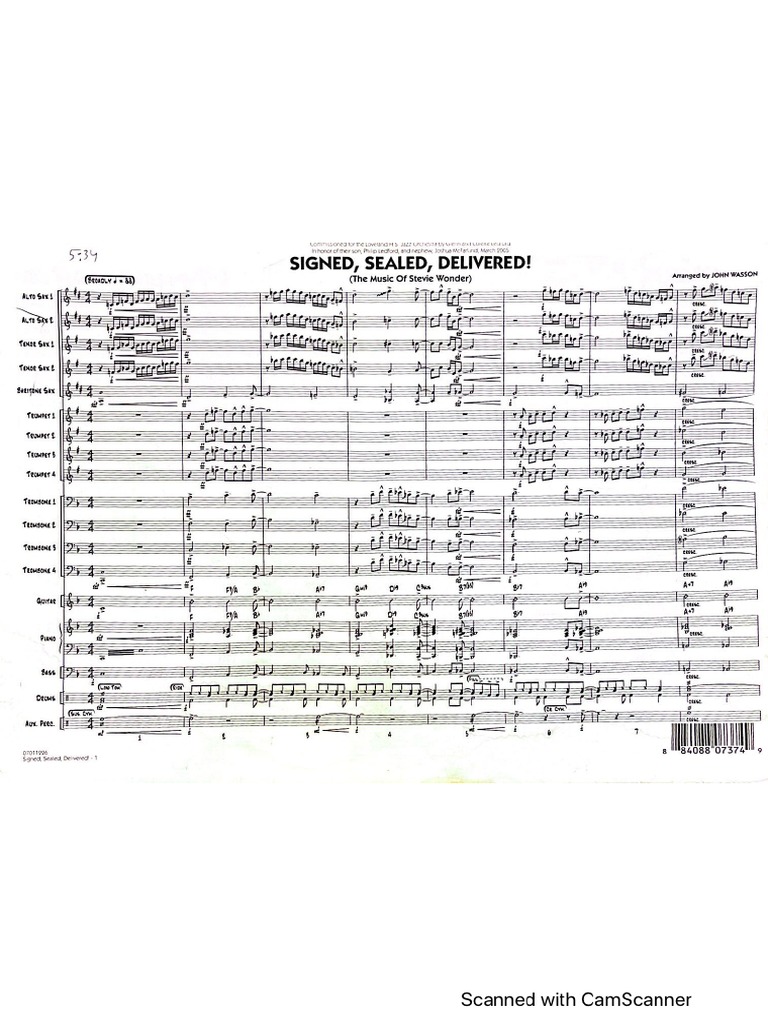 Signed Sealed Delivered PDF