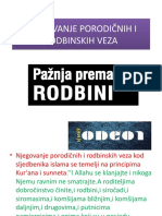 NJEGOVANJE PORODIČNIH I RODBINSKIH VEZA Suada Vila Gušić