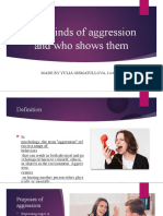 Two Kinds of Aggression and Who Shows Them