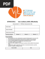 SITHCCC011 - Written Assessment