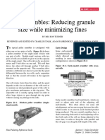 5-21 Pellet Crumbles - Reducing Granule Size While Minimizing Fines