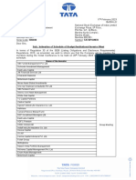 Tatapower Sub.: Intimation of Schedule of Analyst/Institutional Investor Meet