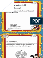 Math Q1 Lesson 5 Rounding Numbers To The Nearest Thousands and Ten Thousands
