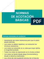 Normas de Acotación Básica.