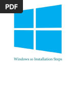 Windows 10 Installation Steps