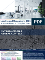 Leading and Managing in 2023: A Human Focus in Disrupted Times