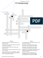 TTS Bioteknologi - Crossword Labs