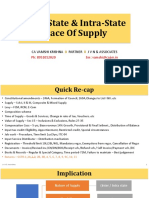 6.1 Inter-State, IntraState and Place of Supply