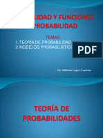 Temas 1 Teoria de Probabilidad 2 Modelos