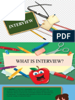 Interview Part 1