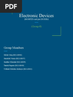 Electronic Devices (Group-8)