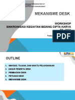 Mekanisme Desk Workshop Sinkronisasi Kegiatan CK TA. 2024