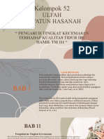 MENGURANGI KECEMASAN DAN MENINGKATKAN KUALITAS TIDUR IBU HAMIL