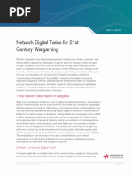 Network Digital Twins For 21st Century Wargaming
