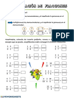 Multiplicación de Fracciones