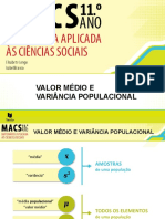 15 - Valor Médio e Variância Populacional