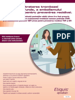 ELIQUIS Patient Information Booklet DVT and PE - Romanian