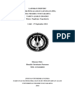 Laporan PPL Henokh Christianto Purnomo - 11314244022 - Pend. Kimia Inter - Fmipa