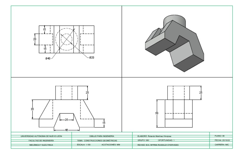 Construcciones Geométricas en Ingeniería | PDF