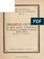 Orasele Oltene Si Craiova