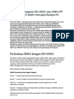 PDF Perbedaan smk3 Dengan Iso 45001 DL