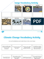 Climate Change Vocabulary Activity