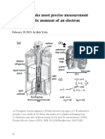 2023 02 Physicists Precise Magnetic Moment Electron