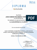 Certificado de Aprovechamiento