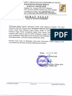 Surat Tugas Membimbing Skripsi Mahasiswa Sem. VIII Prodi MRKG T. A. 2022-2023