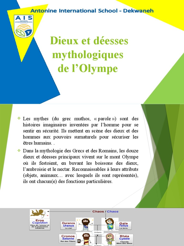 Mythologie de l'Olympe pour Enfants | PDF | Zeus | Hadès