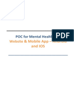 POC Proposal For Mental Health App