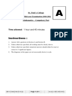 10-11 F4 Midyr Core Exam Paper