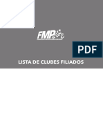 2022 FMP Lista de Clubes Filiados FMP 2022