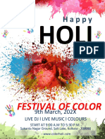 Holi Festival Poster-WPS Office